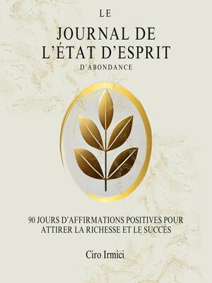 cover image of Le Journal de l'État d'Esprit d'Abondance